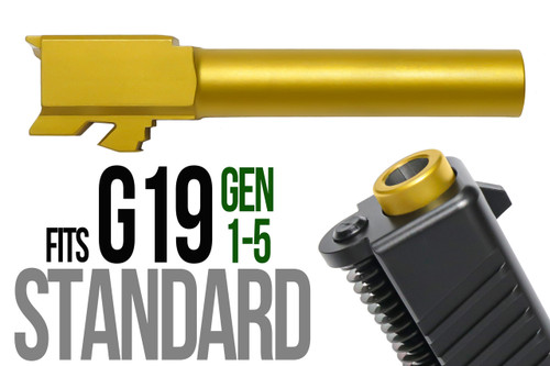 AR9 4.5" 9mm 9×19 1:10 1/2×28 Barrel 416 Stainless Steel Black