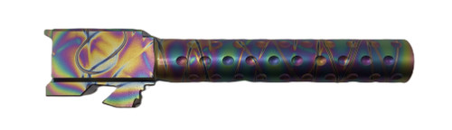 Fits Glock 17 9mm Match Golf Ball Dimpled Threaded Barrel in Python