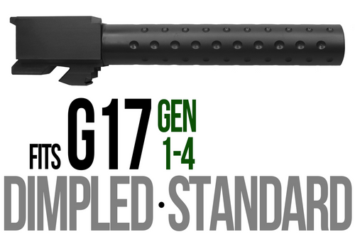 Fits Glock 17 9mm Match Straight Fluted Barrel in Black