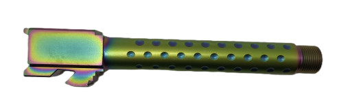 Fits Glock 17 9mm Match Straight Fluted Barrel Threaded in Radio Active