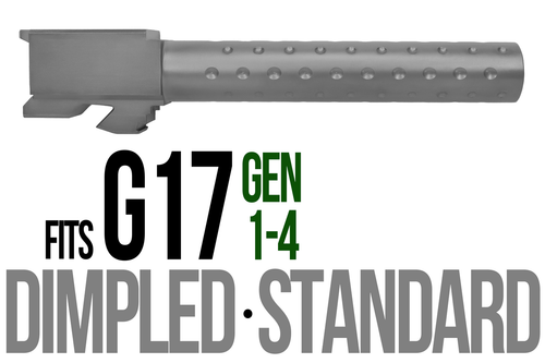 Fits Glock 17 9mm Match Thick Spiral Fluted Barrel  in Python