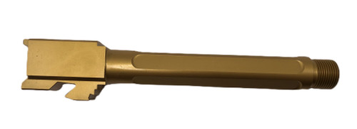 Fits Glock 17 9mm Match Thin Spiral Fluted Threaded Barrel  in Radio Active