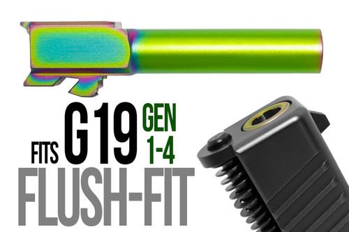 Fits Glock 17 9mm Threaded Barrel in Radio Active