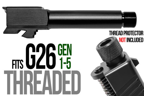 Fits Glock 19 9mm Barrel in Radio Active