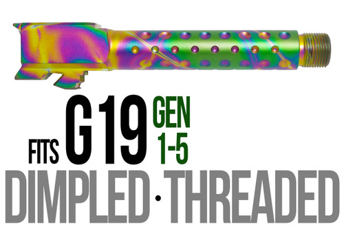 Fits Glock 19 9mm Match 5 Sided Flat Fluted Barrel Threaded in Python