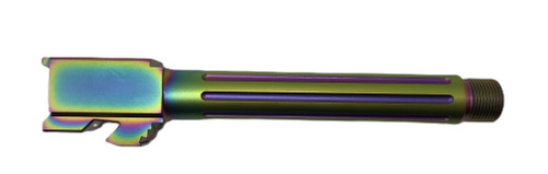 Fits Glock 19 9mm Match Straight Fluted Barrel  in Radio Active