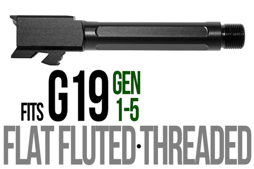 Fits Glock 19 New  9mm Match Grade Barrel In Copper