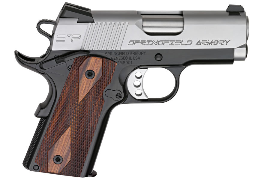Springfield 1911 EMP 40 S&W Compact Centerfire Pistol with Cocobolo Grips