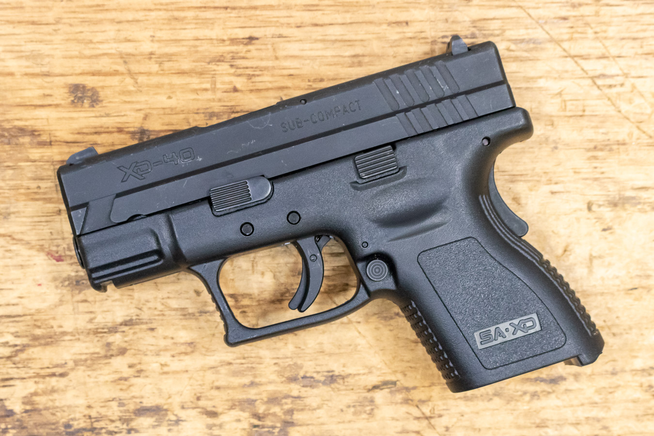 Springfield XD40 Sub-Compact 40 S&W Police Trade-in Pistol (No Magazine)