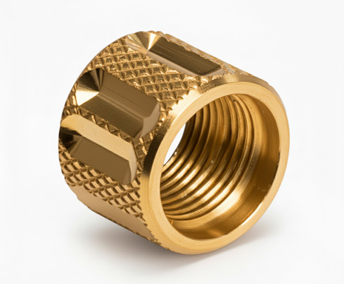 Thread Protector 1/2 x 28 (9mm & .357SIG Barrel) Knurled Straight Fluted in Copper