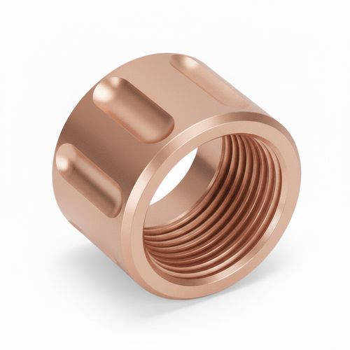 Thread Protector 1/2 x 28 (9mm & .357SIG Barrel) Thick Spiral in Rose Gold