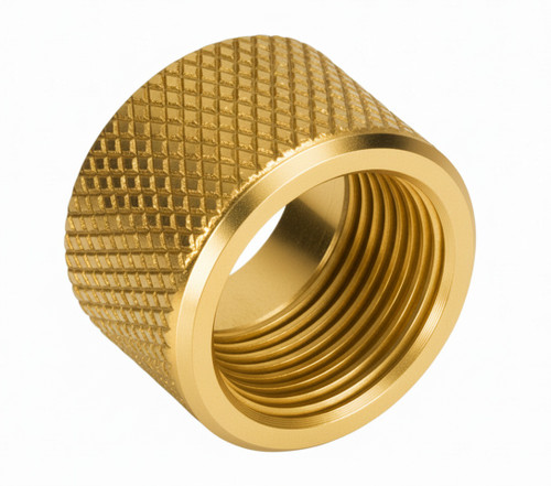 Thread Protector 1/2 x 28 (9mm & .357SIG Barrel)Knurled in Copper