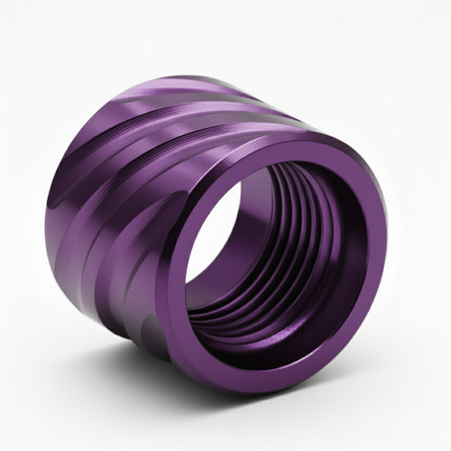 Thread Protector 1/2 x 28 (9mm & .357SIG Barrel)Thick Spiral in Red